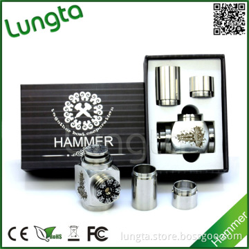 2014 Newest Big Battery Vape Mod Hammer Mod / Ecig Pipe Hammer Mod